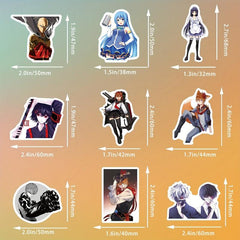 50Pcs Anime Vinyl Stickers Waterproof Laptop Bumper Skateboard Decals