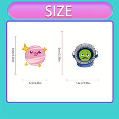 50pcs Planet Stickers Vinyl Waterproof Stickers For Teens