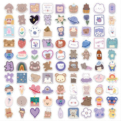 90 Fresh Graffiti Waterproof Stickers - Removable Without Glue