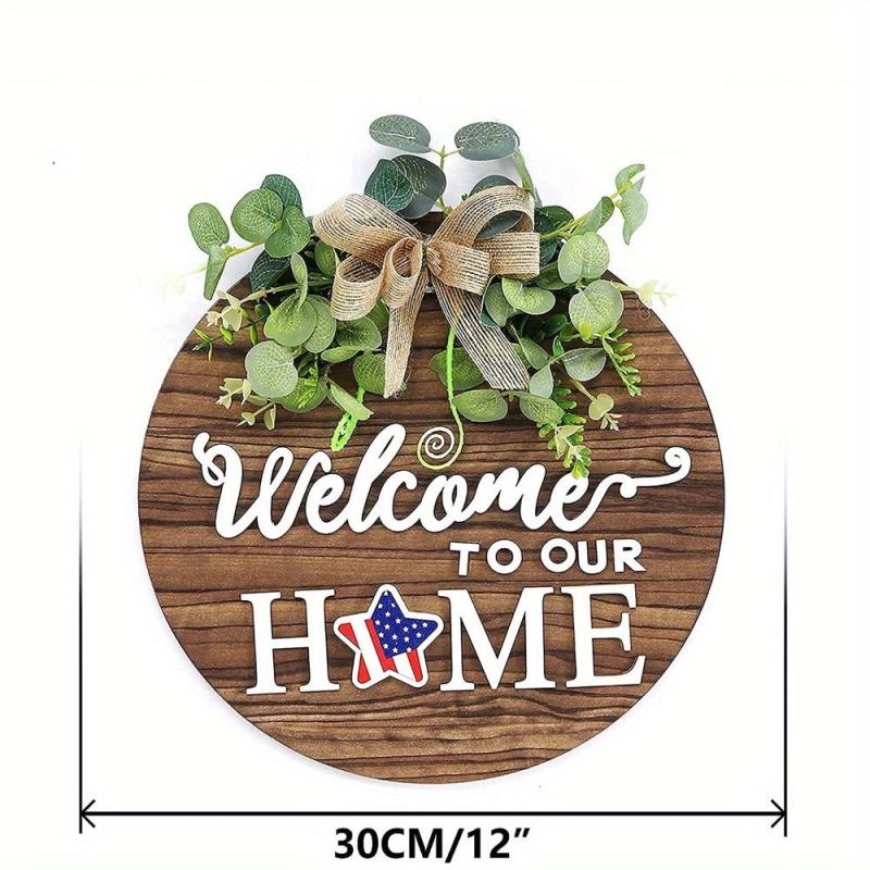 Wooden Welcome Hangings For Home Wall Decoration