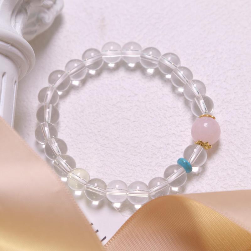 Crystal Pink Bracelet Gothic Boho Fashionable Bracelet