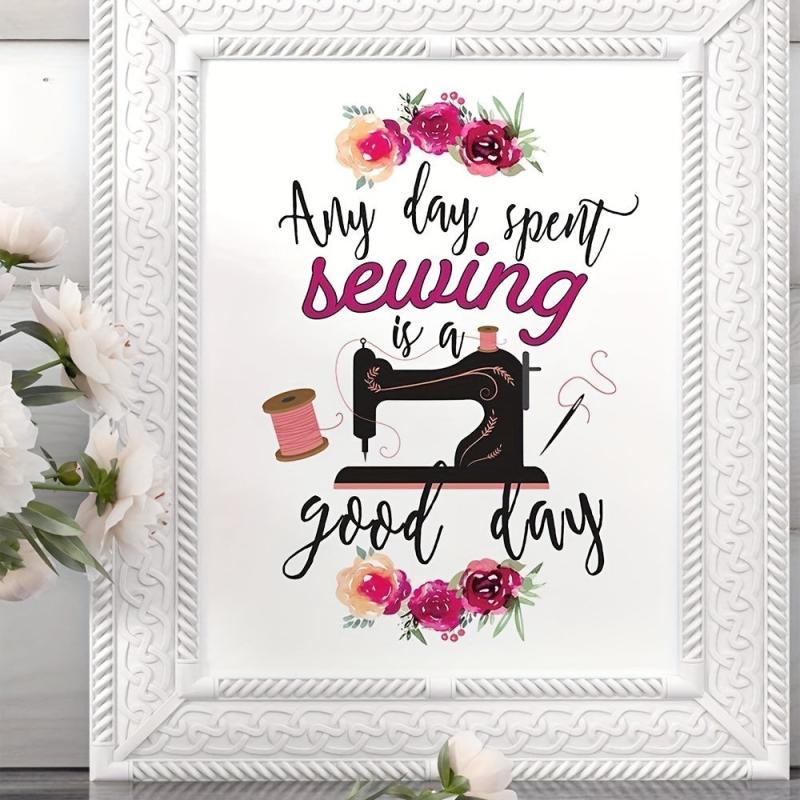 Floral Craft Room Decor 1pc Sewing Gift for Her