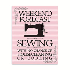 Craft Room Decor: Quilter Art Print - Unframed