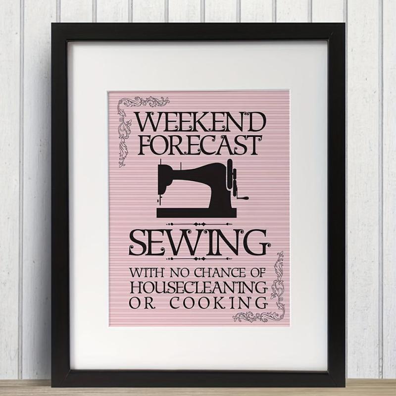 Craft Room Decor: Quilter Art Print - Unframed