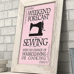 Craft Room Decor: Quilter Art Print - Unframed