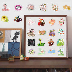 50pcs Snake Stickers Animal Laptop Waterproof Stickers
