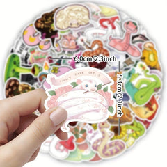50pcs Snake Stickers Animal Laptop Waterproof Stickers