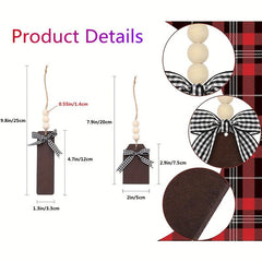 12pcs Wooden Blank Bookmarks DIY Wooden Craft Christmas Tag