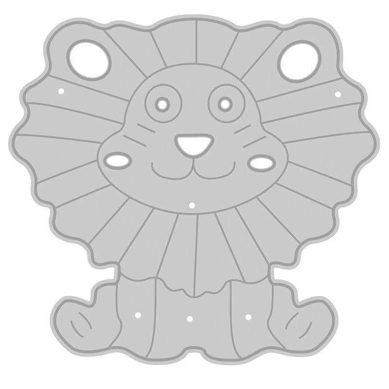 1pc Lion DIY Metal Carbon Steel Mold Paper Art Etching Cutting Dies