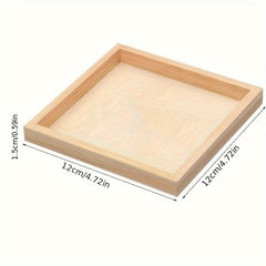 Small Wooden Serving Tray For DIY Home Decor