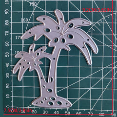 Coconut Palm DIY Metal Carbon Steel Mold Paper Art Etching Cutting Dies
