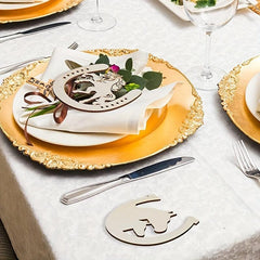 36pcs Wooden Horseshoe Cutouts DIY Craft Wedding Party Decor