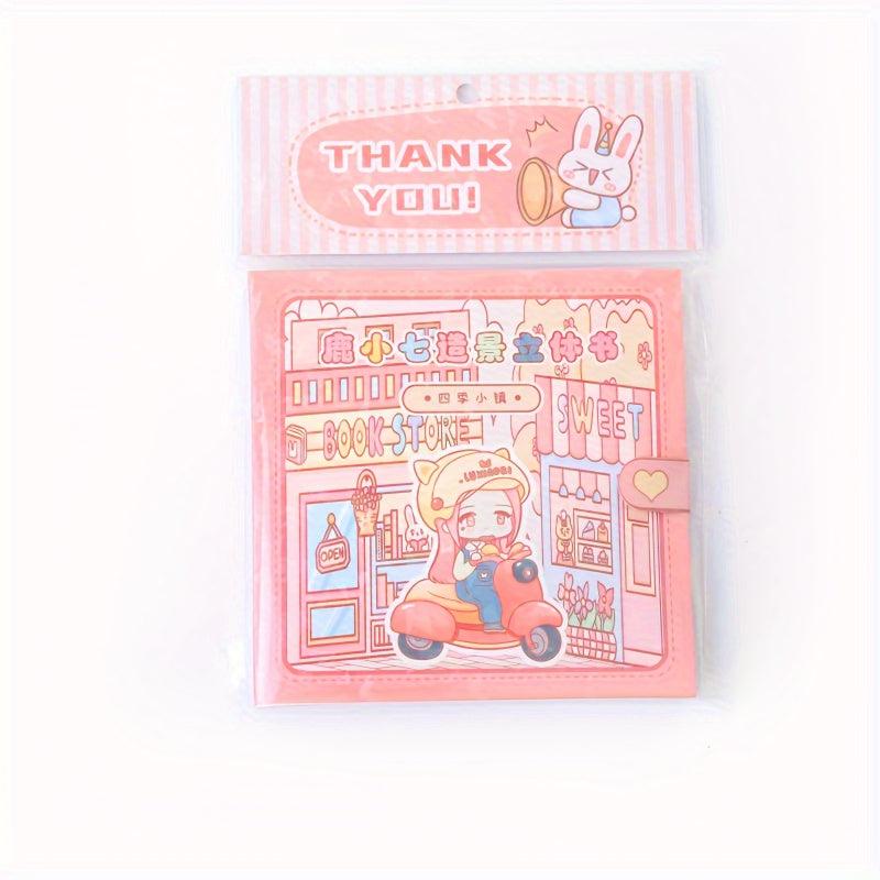 3D Cartoon Household Sticker Book - Little Seven Landscaping