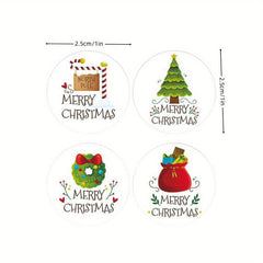 500pcs Christmas Stickers Reward Label Toys Cartoon
