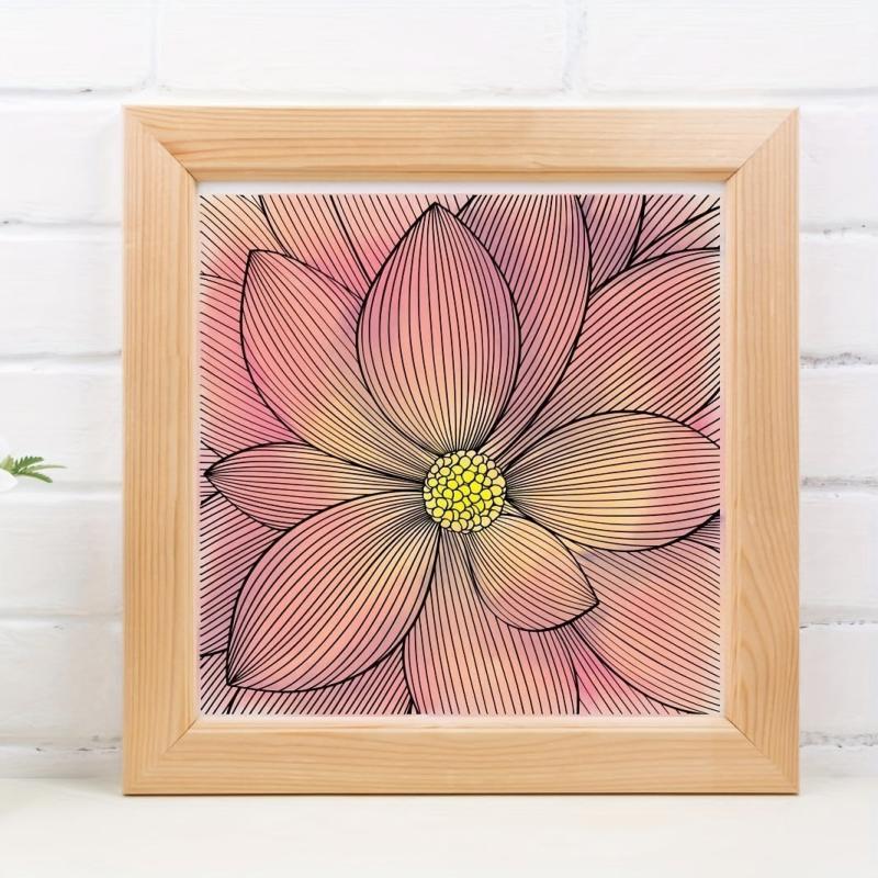 Lotus Flower Clear Stamps for Card Making DIY Scrapbooking