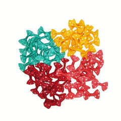20pcs DIY Thread Waist Flat Knot Small Bow Ribbon Polyester Ribbon Love Bow