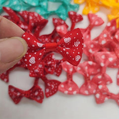 20pcs DIY Thread Waist Flat Knot Small Bow Ribbon Polyester Ribbon Love Bow