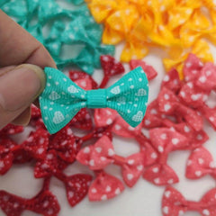 20pcs DIY Thread Waist Flat Knot Small Bow Ribbon Polyester Ribbon Love Bow
