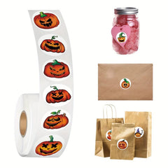 200pcs Eye, Purple Retro and Halloween Pumpkin Head Stickers