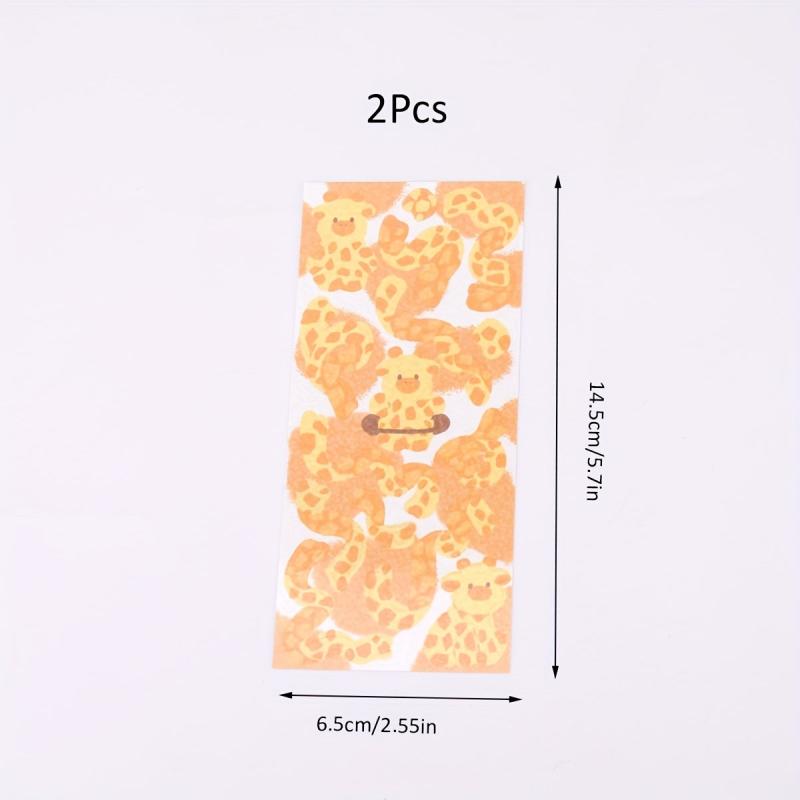 2pcs Animal Stickers DIY Decorative Stickers for Photo Album