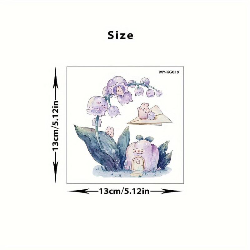 1pc Little Rabbit Flower House Switch Decorative Sticker