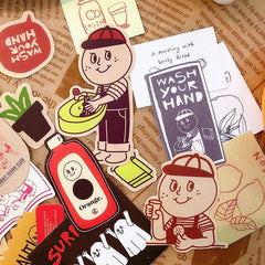 32pcs Ohlolly Stickers for DIY Projects School Supplies