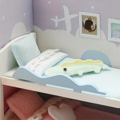 Children's Wooden Cabin Puzzle DIY Assembly Model
