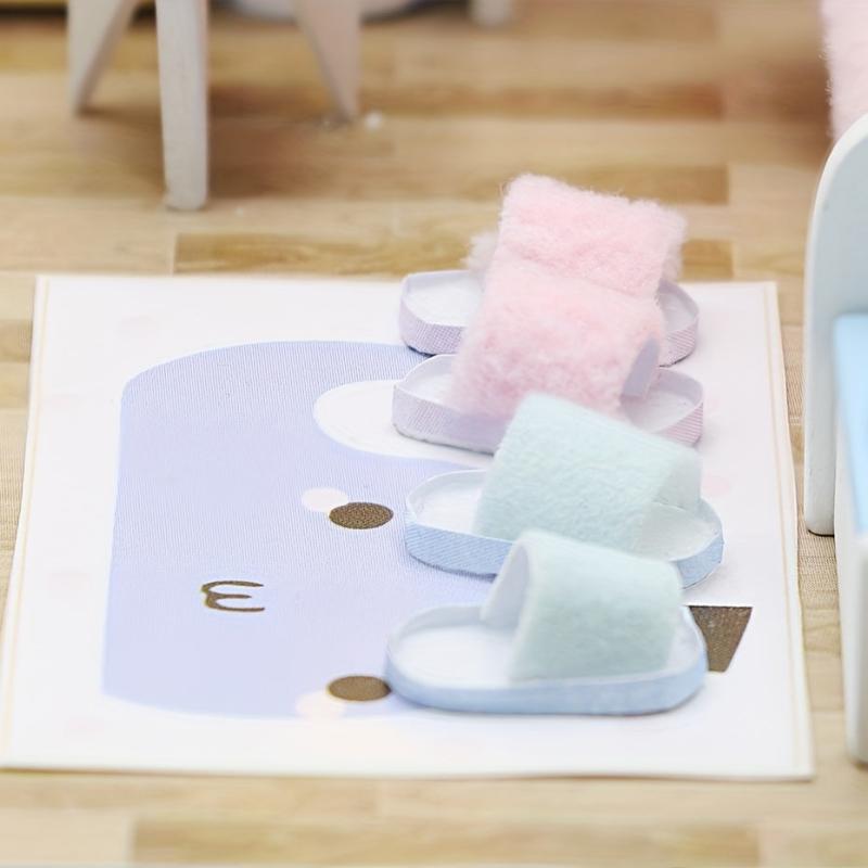 Children's Wooden Cabin Puzzle DIY Assembly Model
