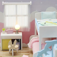 Children's Wooden Cabin Puzzle DIY Assembly Model