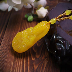 Yellow Bead Chain Pendant Necklace - Unique Party Supplies