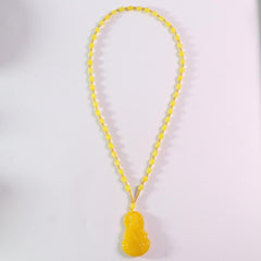 Yellow Bead Chain Pendant Necklace - Unique Party Supplies