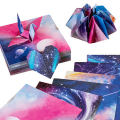 48pcs Starry Sky Paper Folding Origami Handicrafts DIY Craft Supplies