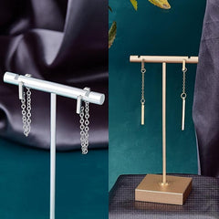 10pcs Stainless Steel Earring Posts with Rings for DIY Jewelry