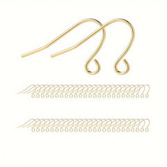 50pcs Hypoallergenic Earring Hooks for Jewelry Making