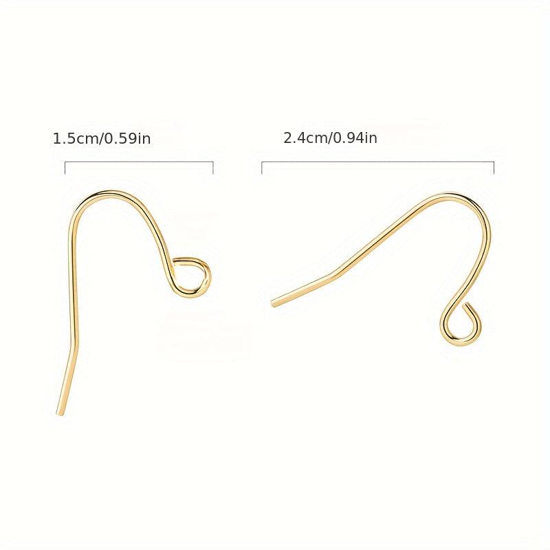 50pcs Hypoallergenic Earring Hooks for Jewelry Making