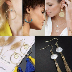 50pcs Hypoallergenic Earring Hooks for Jewelry Making