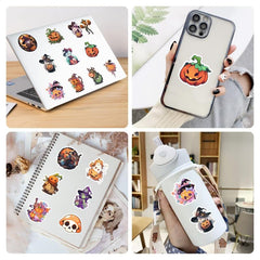 10pcs Halloween Stickers Pumpkin Lamp Spider Ghost Window Decoration