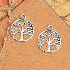 20pcs Tree Of Life Pendants for DIY Jewelry Craft