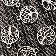 20pcs Tree Of Life Pendants for DIY Jewelry Craft