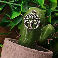 20pcs Tree Of Life Pendants for DIY Jewelry Craft