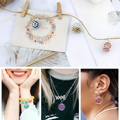10pcs Spiral Beaded Cage Pendants for Jewelry Making