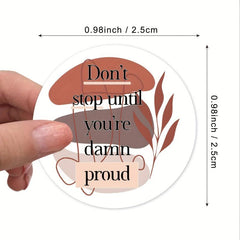 200pcs Boho Patterns Waterproof Stickers for Laptop Scrapbook Water Bottle