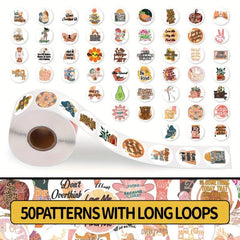 200pcs Boho Patterns Waterproof Stickers for Laptop Scrapbook Water Bottle