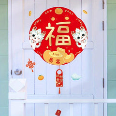 Dragon Pattern Window Sticker Self-adhesive Year Decoration