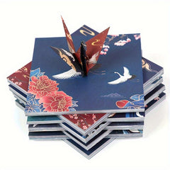 70pcs Colored Origami Paper Card Stacking Paper