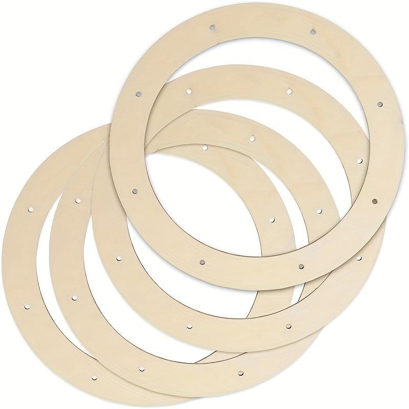 Wooden Wreath Frames for Crafts DIY Christmas Garland Hanging Decor