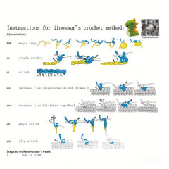DIY Crochet Doll Animal Bee English Material Bag Wool Decorative Bag