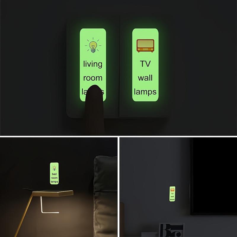 Self Adhesive Switch Stickers Start Stop Signs Socket Decorations