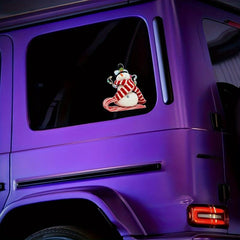 Snowman Vinyl Sticker for Car Window Bumper