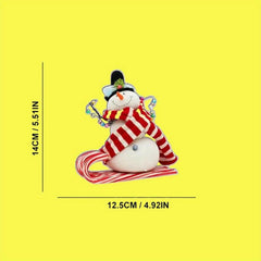 Snowman Vinyl Sticker for Car Window Bumper